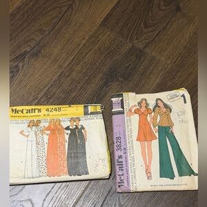Vintage Sewing Pattern for Dress or Top 1970’s Fabulous